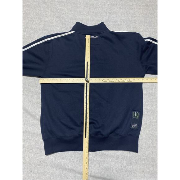 Scotland Jacket Mens Extra Large Blue Dolmen HQ Full Zip Track Retro Euro Sport - Picture 9 of 11